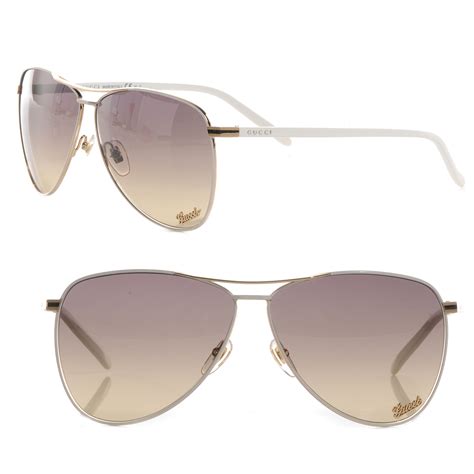 white gucci sunglasses men'|white Gucci sunglasses for women.